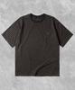 EZKATON Rhythm Stripe Short Sleeve T-Shirt Deep Brown Kmst6874