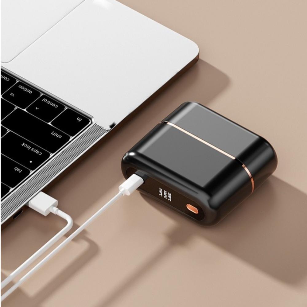 Double Anti-Scald Cordless Mini Straightener Rechargeable Electric Hair Brushes Hot Comb  Styling