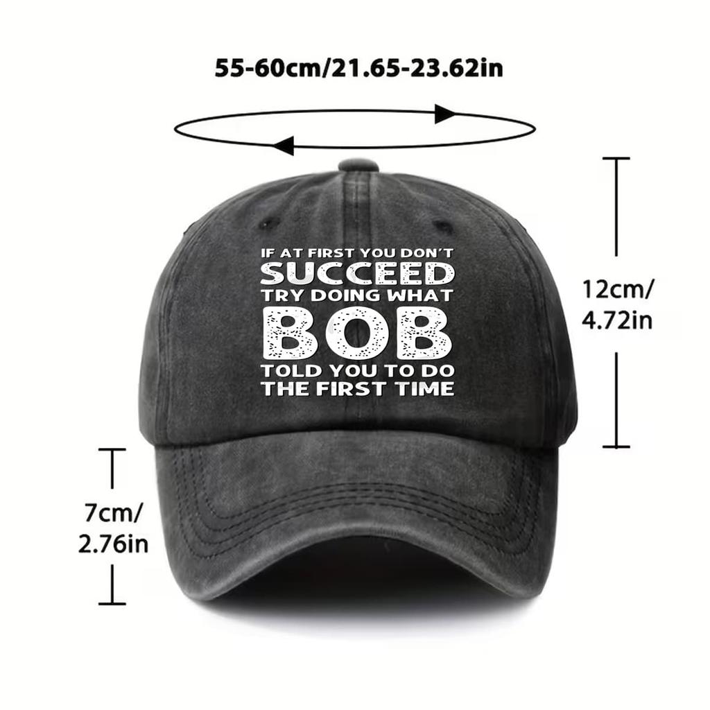 Washed Printed Hat Dad Hat Men and Women Retro Baseball Cap Popular Soft Top Sun Hat