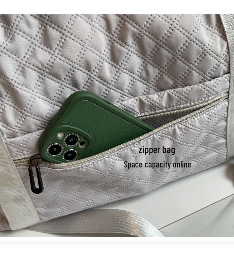 Multi-purpose Travel & Gym Tote: Wet/Dry Separation, Large Capacity, Yoga/Sports/Maternity Carry-on with Single Shoulder Strap