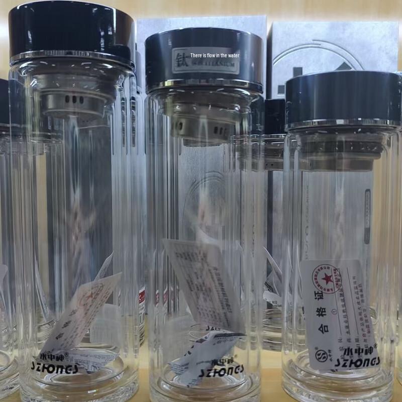 Shuizhong Shen Double-Layer Glass Cup