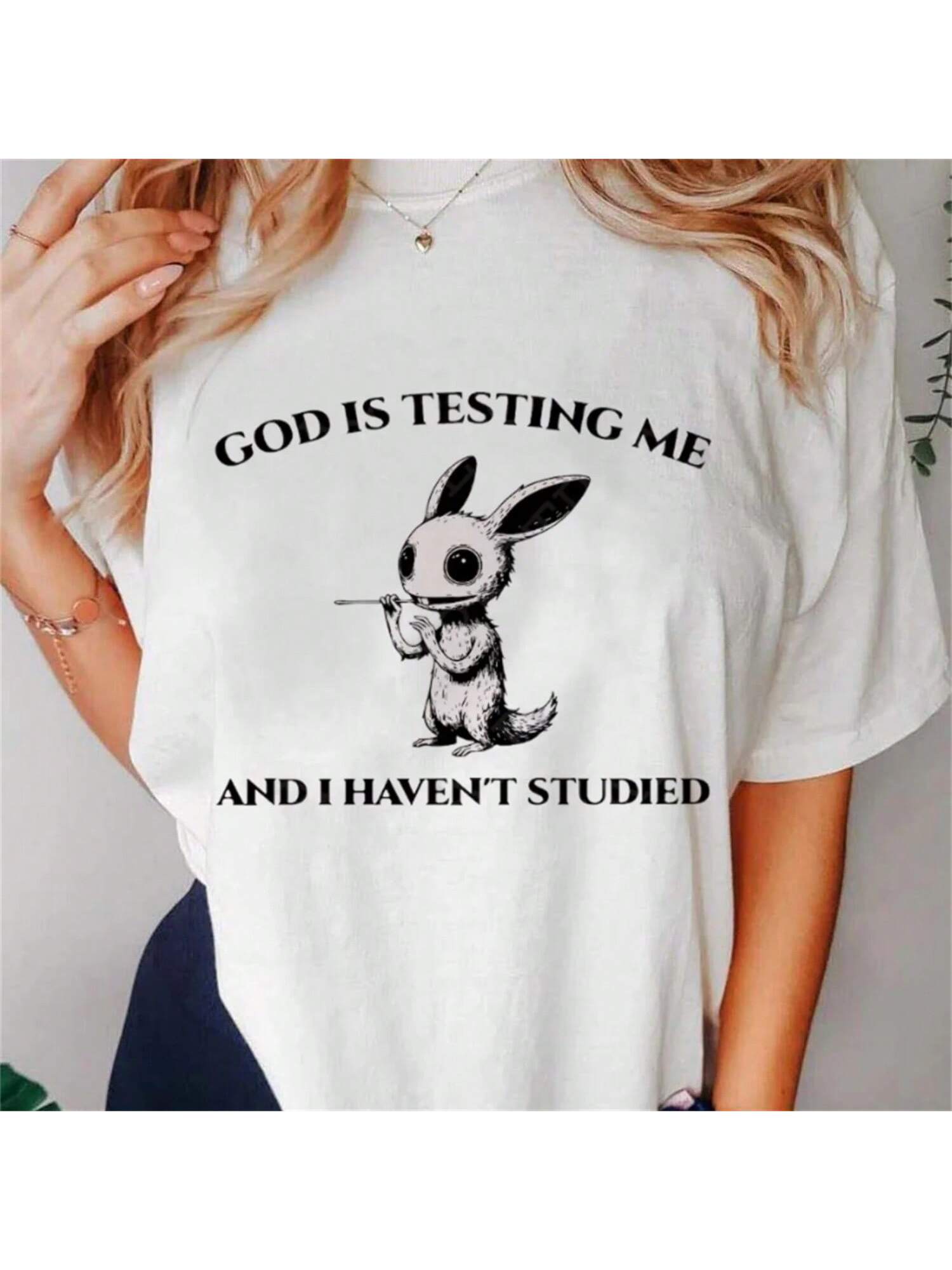 T-Shirt Pattern 90s Style Clothing Summer Round Neck Short Sleeve Wounisex s Casual Fashion Regular Style Retro Pattern T-Shirt S разноцветный
