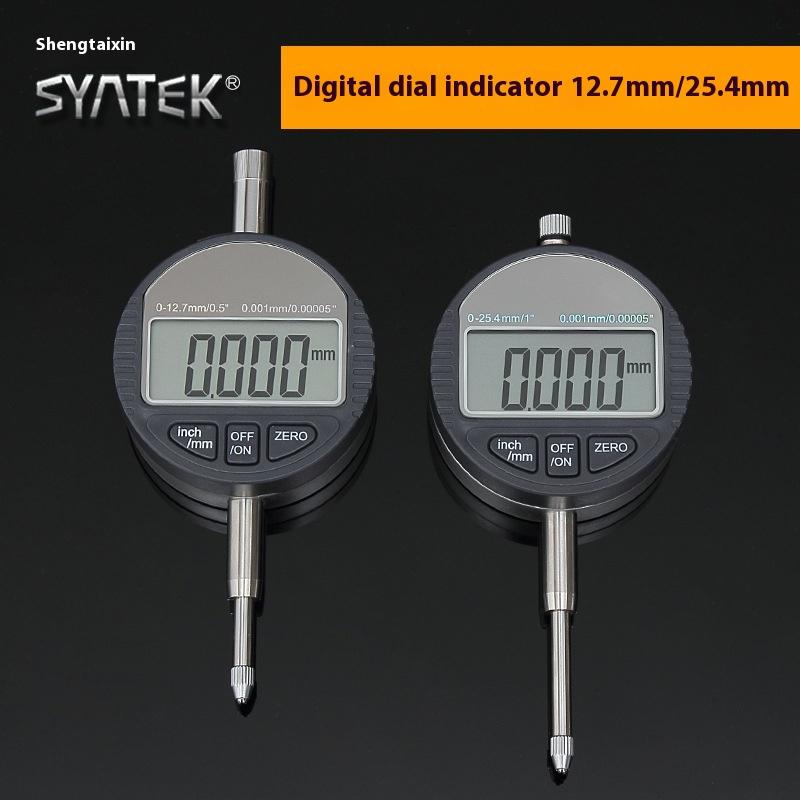High-Precision 1.11mm Digital Dial Indicator 1-11.7mm/11.1mm Electronic Measuring Tool for Mechanical Engineering & Manufactur