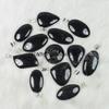 Black Tourmaline Quartz Gemstone Pendant Jewelry Making For Silver Jewelry Supply Bulk Wholesale Bezel Pendant Necklace Gemstone Cabochon