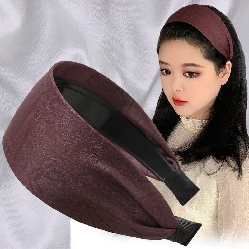 

Новинка Французская повязка на голову с широкой высококачественной лентой для волос, закрывающая седые волосы и украшающая прическа, аксессуары для волос, повязки на голову для женщин