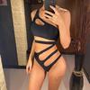 Sexy Asymmetric Cut Out One Shoulder Women Swimwear One Piece Swimsuit Female High Leg Cut Padded Bather Bathing Suit Swim