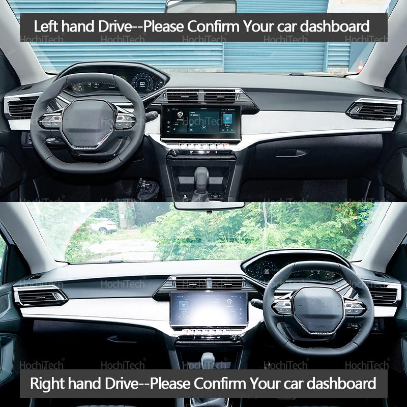 Dash Board Mat for Peugeot 408 2024 2025 Car Dashboard Cover Avoid Light Pad trument Platform Cover Mat Carpet LHD