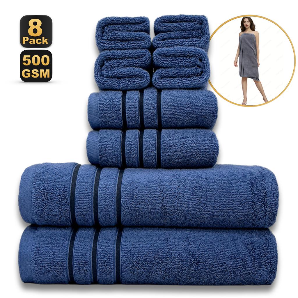 Pamuklu Havlu Banyo Havlusu Kare Havlu Sekiz Set Pamuklu Banyo Havlusu 80 * 160 Yüz Yıkama Büyük Havlu Sıcak ve Rahat Ev Günlük İhtiyaçlar