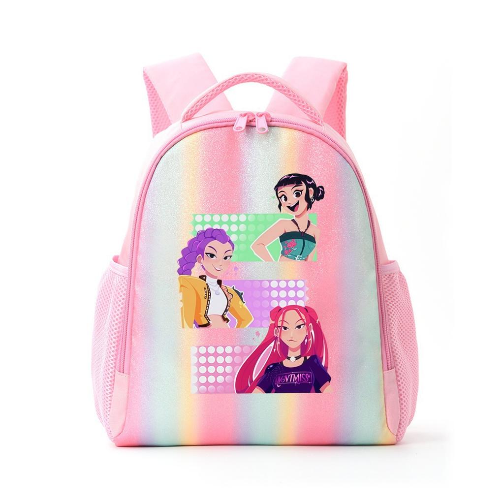 Hexenjäger Kinderrucksack Grundschüler Regenbogen Schultasche Kinderrucksack Reise Leichter Freizeitrucksack