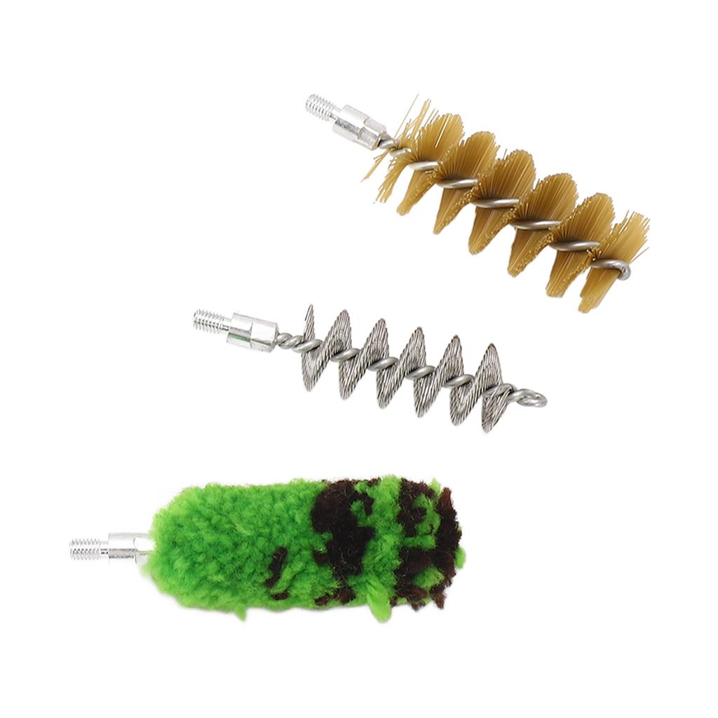 Kit de curățare a țevilor cu perie de găurit, din cupru, din aluminiu, pentru curățarea găurii, set de perii pentru vânătoare și împușcături