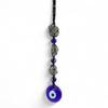 Hanging Stone Pendant – Pyrite Stones & Beads- Evil Eye