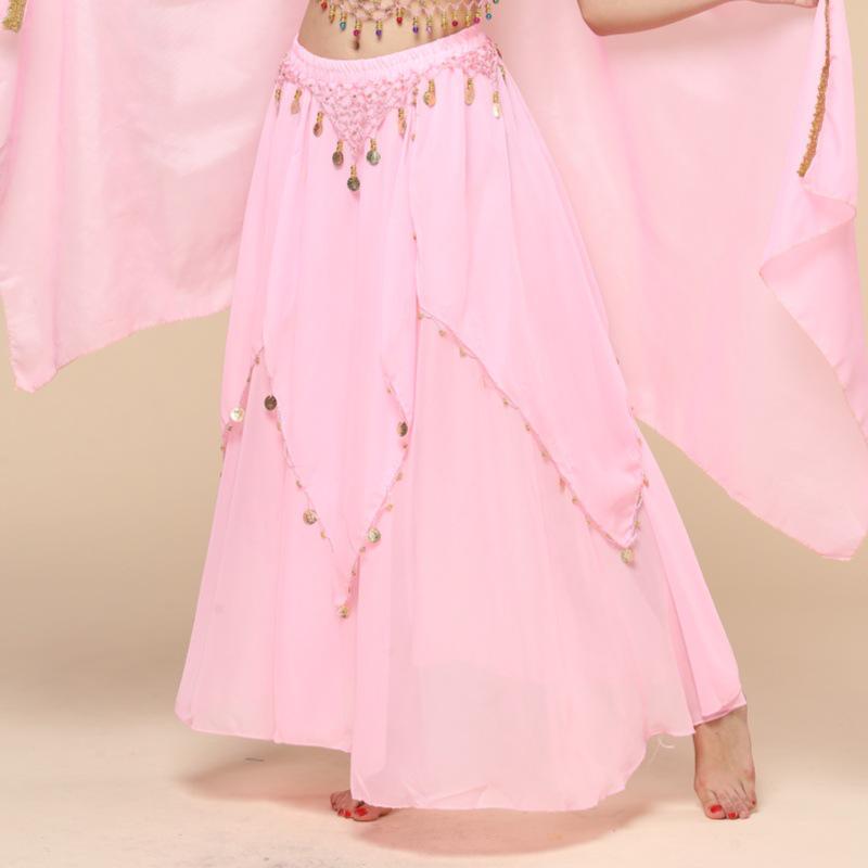 Břišní tanec Šifonová swingová sukně - Indický tanec Tréninkový a vystupovací kostým