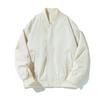 Men's Versatile Loose-Fit Baseball Jacket - Solid Color, Casual Spring/Autumn Style