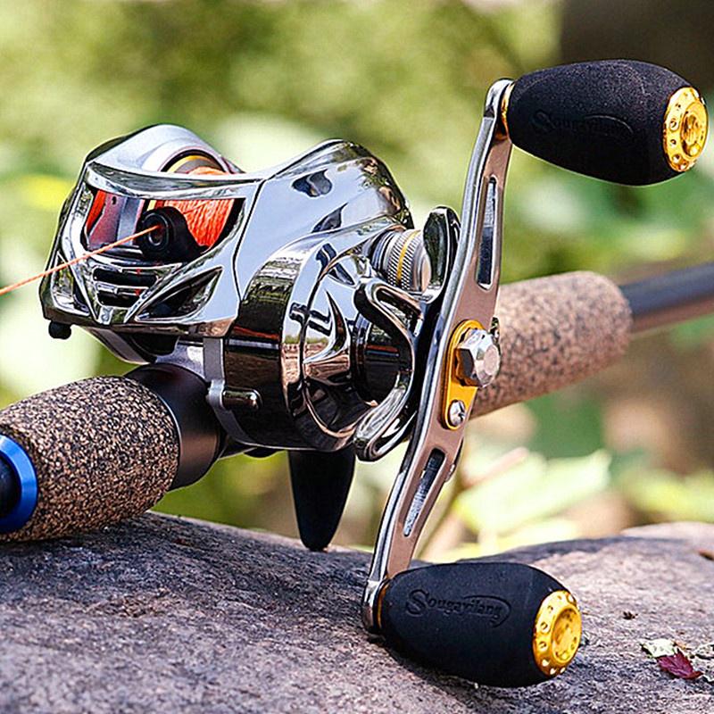 Buy Lightest Carbon Baitcasting Reel 16LB Carbon Fiber Drag 6.31