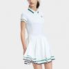 New FILA Short Sleeved Dress Women's Jade White A11W333305F-WT