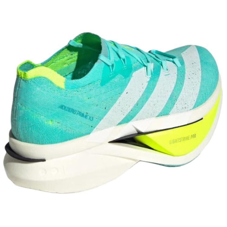 Adidas Adizero Prime X 3.0 Strung Flash Aqua Lucid Lemon Unisex Sneakers Blue Zero-Metallic JR2598