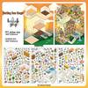 Infeel.Me My Little House 3D Scenery Stickers - Miniature Two-Layer Quiet Book Series