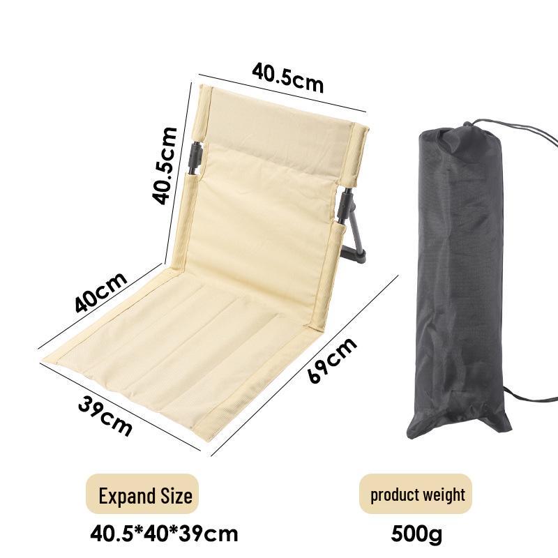 Breathable Mesh Folding Aluminum Camping Chair with Extended Backrest