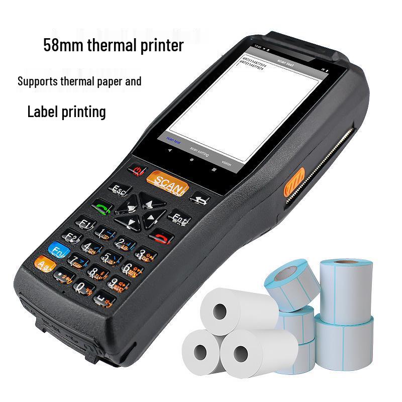 QS3505 Android PDA: Printer, NFC Reader/Writer, Parking Fee Collection, Scan Code.