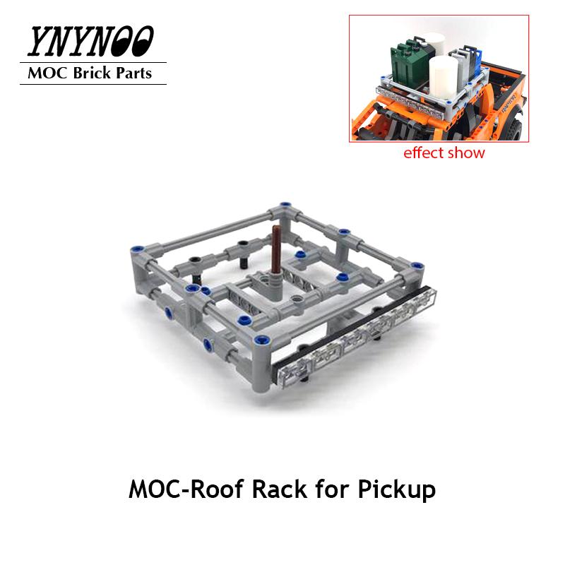 Fit for Pickups F-150 Raptor 42126 Bricks Set Car MOC Trailer Hitch Crane Platform Cover Modified Building Blocks DIY Toys Gifts