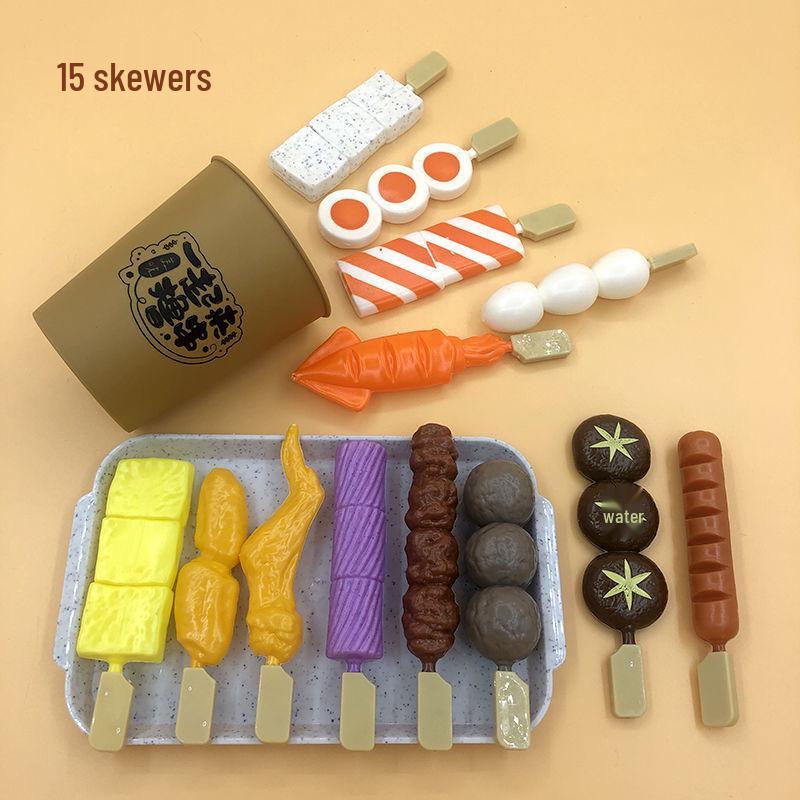 

Toddler Grill Playset: Dollhouse BBQ Toys with Realistic Skewers & Kitchen Cooking Accessories Standard