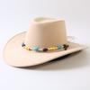 Popolare cappello western da cowboy a tesa larga classico europeo e americano per uomo e donna moda outdoor cappello da cowboy anti-sole cappello jazz