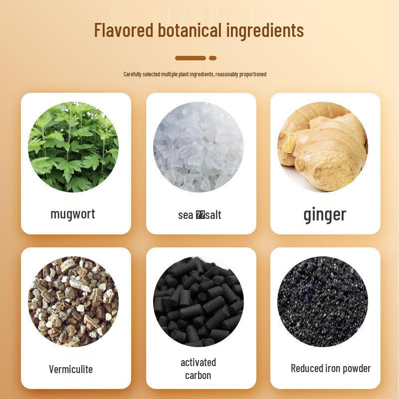 Mugwort Self-Heating Knee Pads – Steam Warmth Moxibustion Patches for Joint & Cold Leg Relief