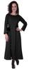Moomaya Full Sleeves Maxi Dress Long Button Down Solid Casual Slit Dresses