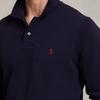 Polo Ralph Lauren FW22 Solid Color Casual Micro Logo Knit Long Sleeve Polo Shirt Men tops Navy-Blue MNPOKNI16822502-410