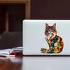 Personalized Seven-Color Cat Car Stickers - High-Quality Vinyl