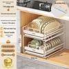carbon steel cream drainer drawer rack with hooks