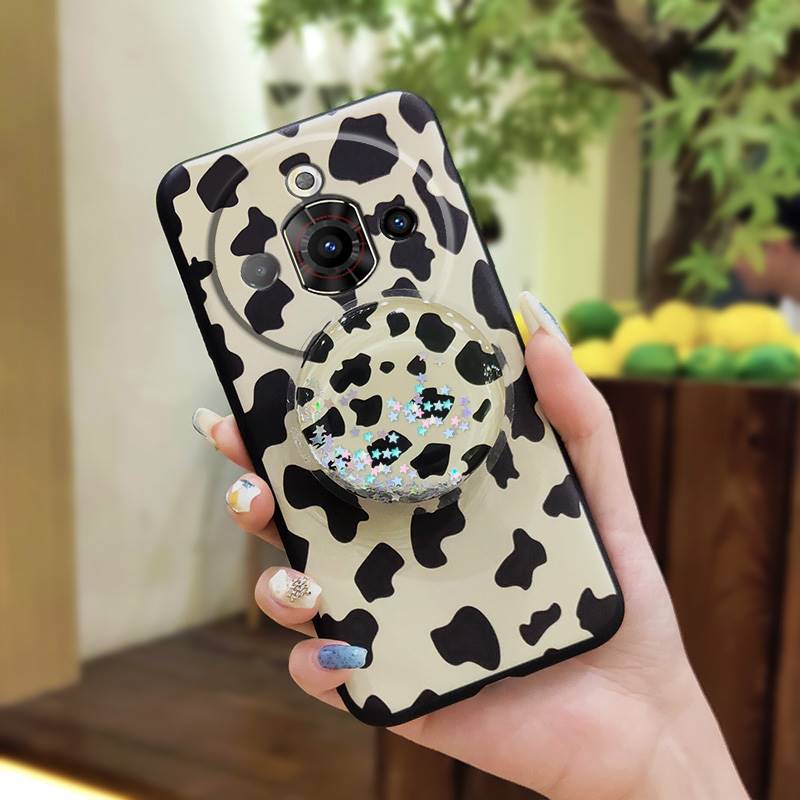 Stoßfeste Treibsand-Handyhülle für ZTE Nubia Focus Pro 5G Schlichtheit Langlebig Schmutzabweisend Cartoon Hautgefühl Silikon