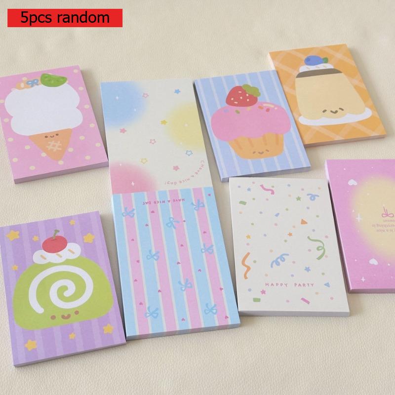 New High Looking Korean Gift Style Tearable Note Memo Pad Star Handbook Material Learning Portable Office School Supplies Kawai