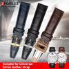 Curved End Real Genuine Leather Watch Strap 20mm 21mm 22mm for IWC Portugieser Porotfino Big PILOT Mark 18 Cowhide Men Watchband