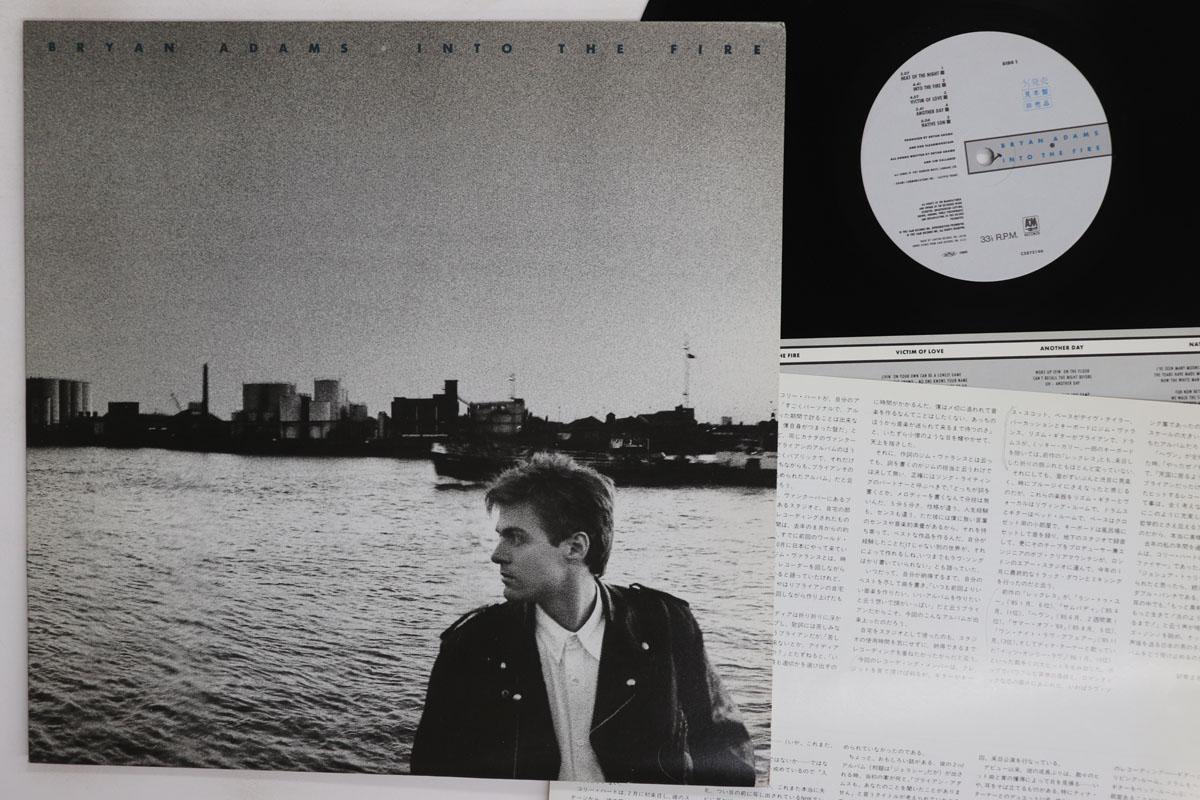 Виниловая пластинка BRYAN ADAMS Into The Fire C28Y3166PROMO AM 1987 Япония Рок Б/у
