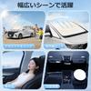 Cartist Front Windshield Sunshade for Honda Freed GB5/GB6/GB7/GB8 (Heat-blocking Coating, Triangle Window Coverage, Storage Bag & Strap)