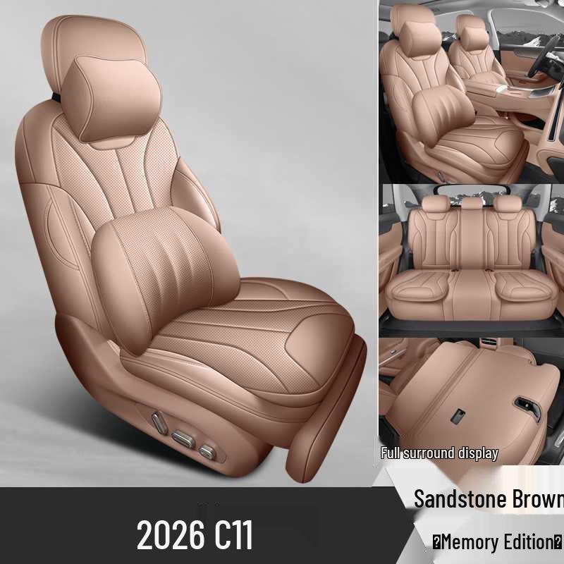 Leapmotor C11 Universal Four-Season Breathable Leather Car Seat Covers Pads (2024-2026)
