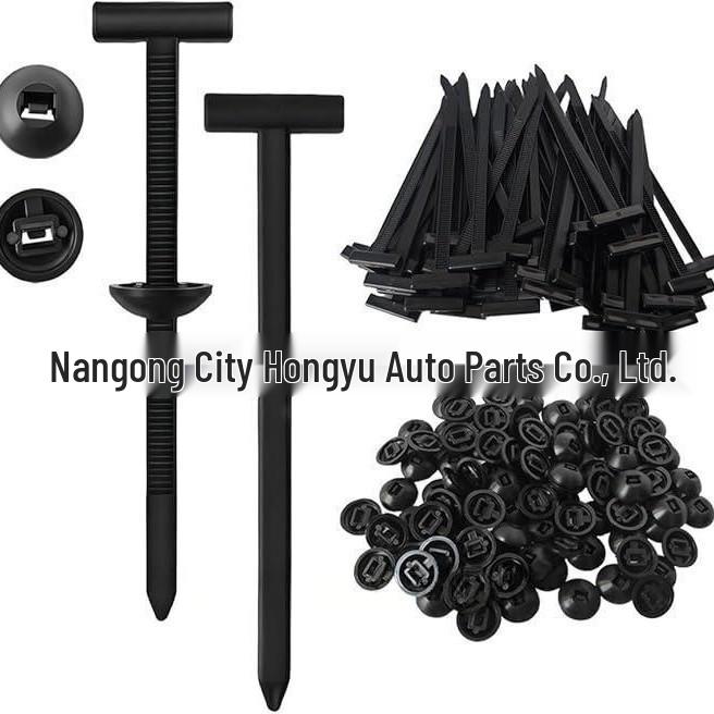 Push Pin Cable Tie for Car Trunk/Fender/Mudguard Fixing - Screw Replacement