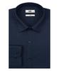DAKS SHIRTS No-Care Rayon Blend Solid Shirt Slim Fit Navy_Dma3Shdl303N1