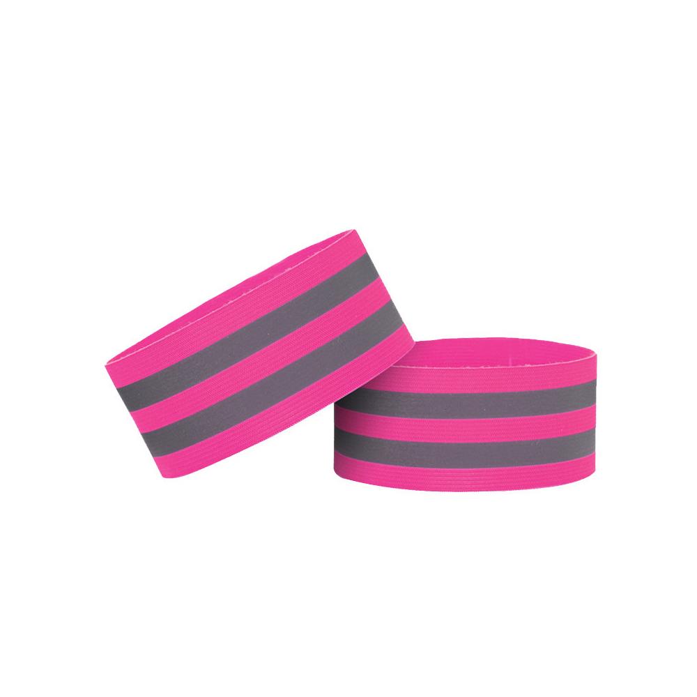 4 Pairs / 8 Pcs Elastic Reflective Bands for Night Walking, Cycling, and Running