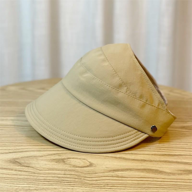 Women's Ponytail Sun Hat: Summer 2024 Breathable, Quick-Drying, Open-Top Baseball Cap Sunshade