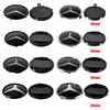 3D ABS Car Front Grille Badge Cover Star Logo Emblem Accessories For Mercedes-Benz A/B/C/E/G/V/R Class ML GL GLC GLA GLE GLS GLK