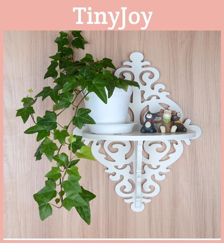 Kreatives Wandregal für Pflanzen aus PVC-Material zur Innendekoration