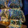 Luminous Birthday Gift Night Light for Girls and Women - Fireworks Bear Ornament