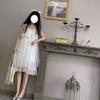 Japonské sladké šaty princezny Lolita Dámské Elegantní Roztomilá mašle Krajka Volánky Tyl Slip šaty Síťované Kawaii Pohádkové společenské šaty