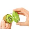 1 Pc Efficient Fruit Preparation Tool, Stainless Steel Kiwi Peeler for Easy Peeling and Slicing, Creative Kitchen Tool