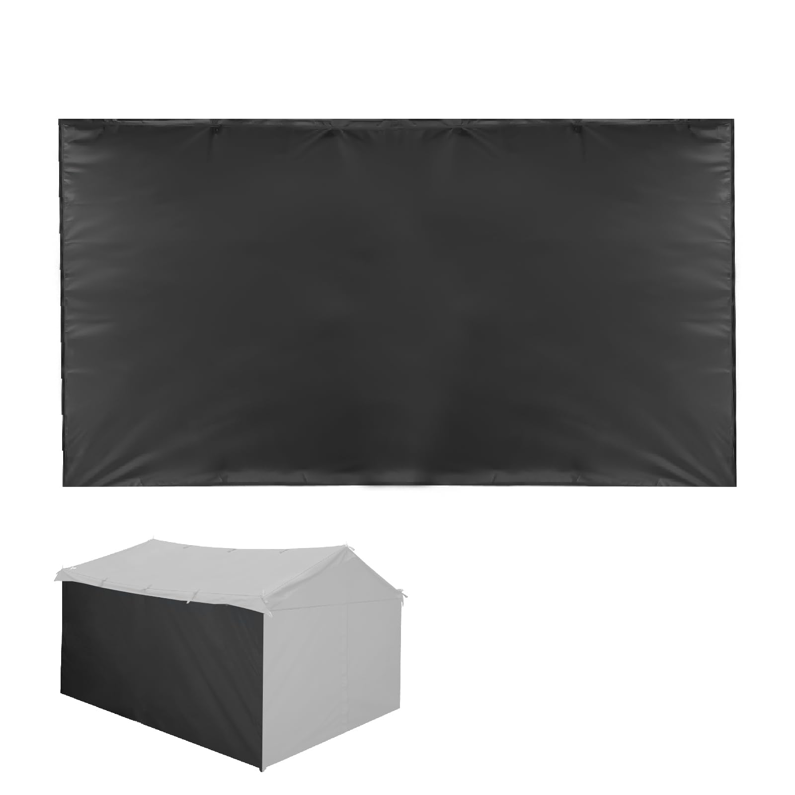 

GOGlamping HENKAKU Tarp Tent TC DIY Wall Options [Mesh/TPU/Oxford] [Front/Side] DIY Square Tarp TC Tarp for Solo Camping, Compact, and Outdoor Use