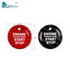 Dry Carbon Fiber Start Button Ignition Cover Trim for Ford Everest Mondeo Ecoboost Escort F150 Explorer Focus Edge 2013-2023