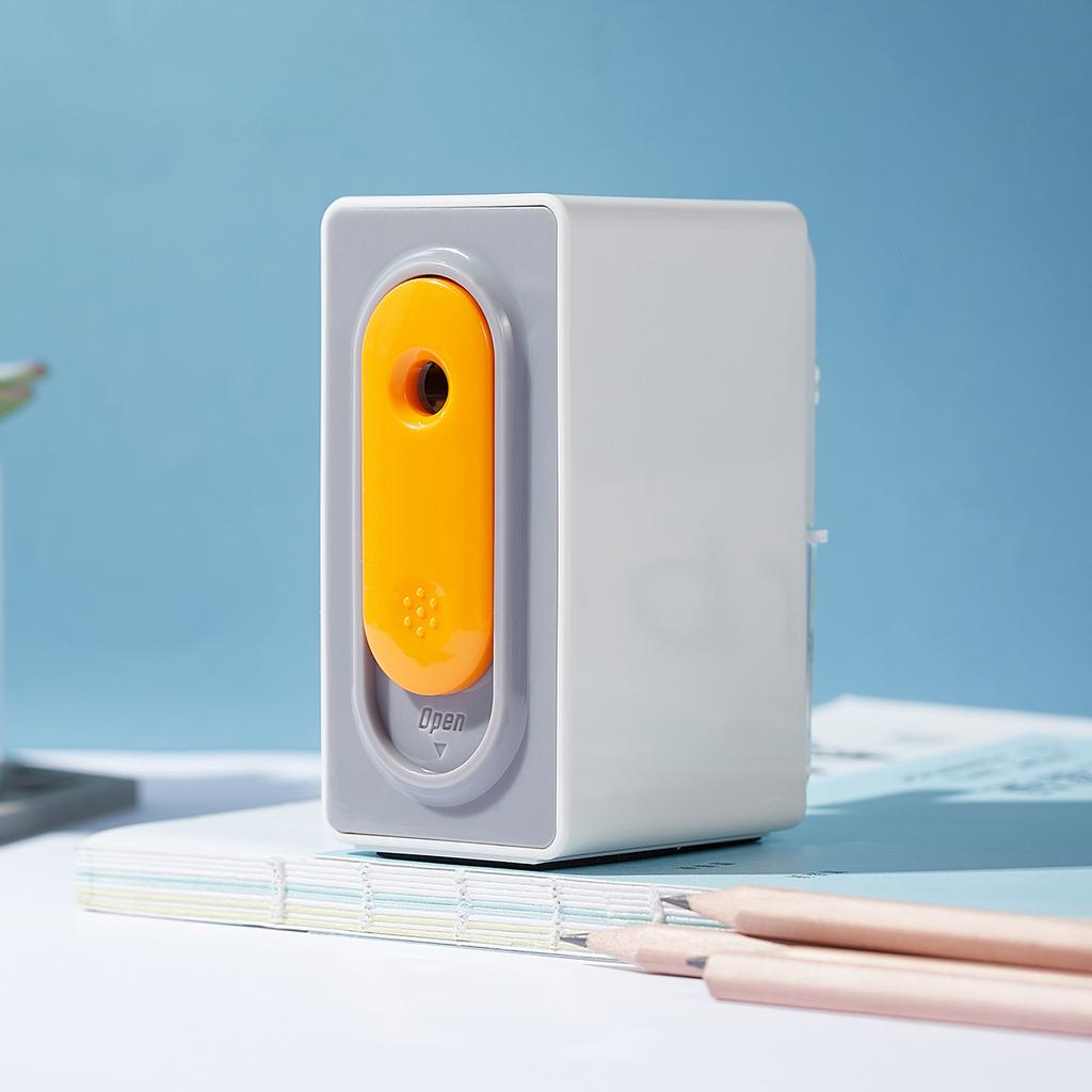 Office Models Pencil Sharpener Fashion Simple Pencil Sharpener Stationery Auto-Feed Pencil Sharpener