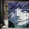 2D Flat Naruto Anime Hinata Hyuga Crying Sketch Print Waterproof Shower Curtain For Bathroom Decor